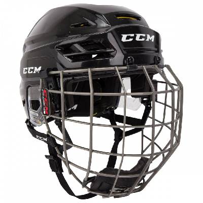 Hokejová prilba CCM Tacks 310 Combo Sr - navy modrá, L
