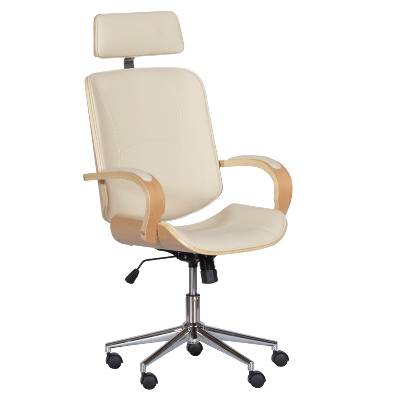 Президентски офис стол Carmen 6401 - бук-крем