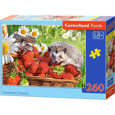 Castorland Jahodový dezert 27484 260 dílků