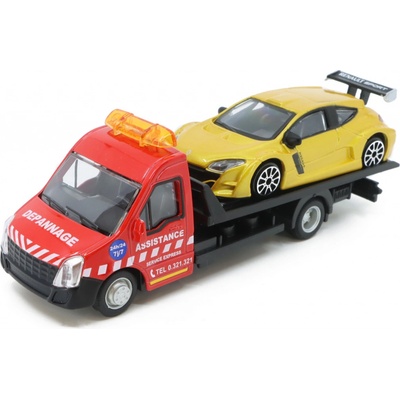 Bburago Iveco Daily Odtahovka + Renault Sport 1:43