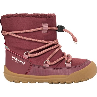 Viking Outdoor Footwear Birch Barefoot Warm WP Pull-on Wine