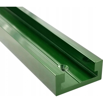 Pokosová lišta 81 cm, hliníkový profil s drážkou 19/24 mm, ZELENÁ