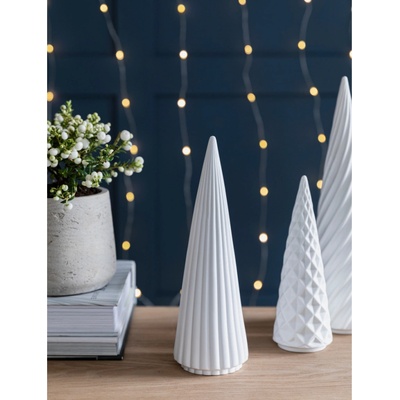 Porcelánový stromeček Airdrie White 25 cm Garden Trading