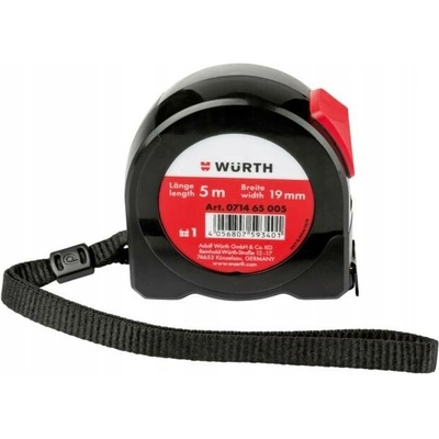 Wurth svinovací metr 5m šířka 19mm 071465005