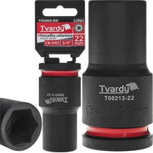 TVARDY Rázová nástrčná hlavice prodloužená 3/4", 22 mm, CrMo - T00213-22