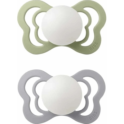 Bibs Couture anatomické cumlíky kaučuk 2ks Sage Nočný / Cloud Nočný