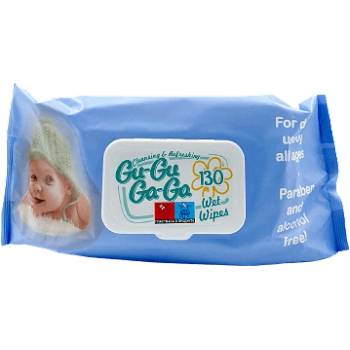 Gu-Gu Ga-Ga Мокри кърпи Gu-Gu Ga-Ga 130 бр. - Синьо (3628)