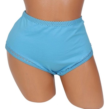 Дамска макси бикина в синьо с точки