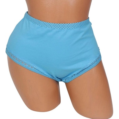 Дамска макси бикина в синьо с точки