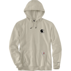 Carhartt WIP Мъжки суичър Carhartt Signature Logo Sweatshirt Hoodie - Cobblestone (017-4117-1213)