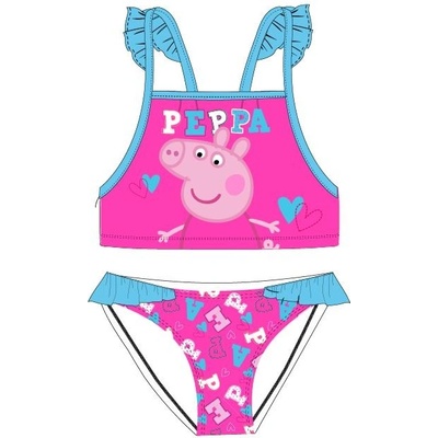 Prasátko Pepa licence Dívčí bikiny Prasátko Peppa růžová Růžová