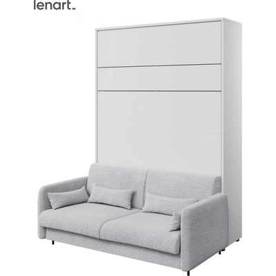 Dig-net náb ytok Lenart Bed Concept s pohovkou biela