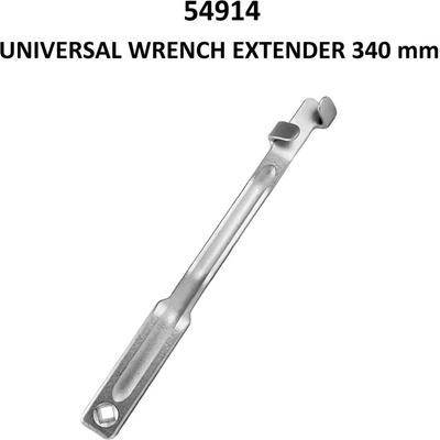 JBM Универсален удължител за ключове с дължина 340мм и квадрат на база 1/2" ; jbm 54914