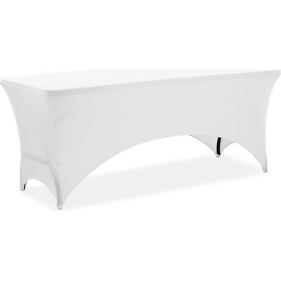GastroKitchen Poťah na obdĺžnikové stoly biely 180 cm
