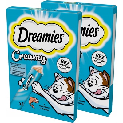 Dreamies Creamy Snacks losos 4 x 10 g