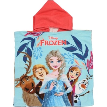 MLC Kúpacie pončo osuška s kapucňou Ľadové kráľovstvo Frozen vyrobená 50 x 100 cm
