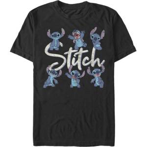 ZOOT. Fan Черна мъжка тениска Disney STITCH POSES ZOOT. Fan | Cheren | МЪЖЕ | L