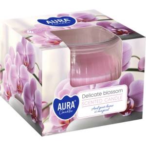 BISPOL Ароматна свещ Bispol Aura - Delicate Blossom, 80 g (sn69-421)