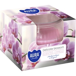 BISPOL Ароматна свещ Bispol Aura - Delicate Blossom, 80 g (sn69-421)
