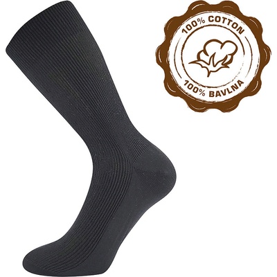 Dospelé zdravotné ponožky Halik čierna