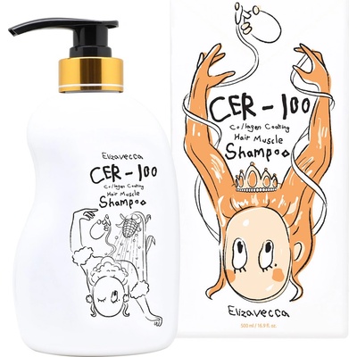 Elizavecca CER100 Collagen Coating Hair Muscle Shampoo 500 ml