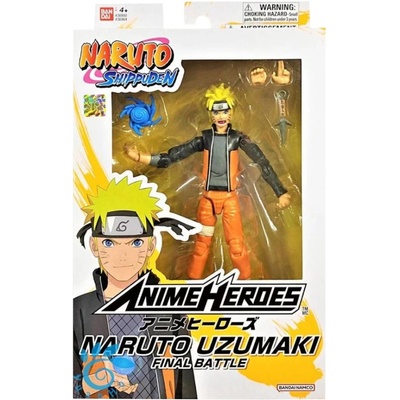 BANDAI NAMCO Entertainment Bandai Anime Heroes Naruto Uzumaki Naruto Final Battle 16cm