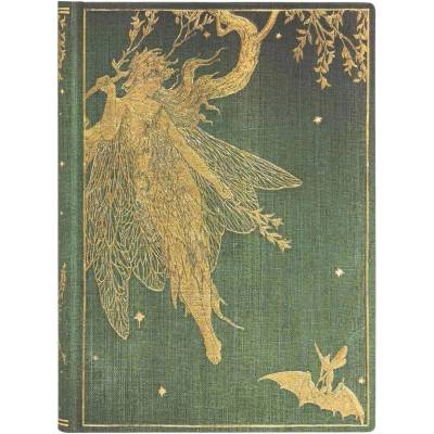 Paperblanks Тефтер Olive Fairy, Midi, широки редове, твърда (1570180482)