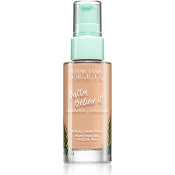 Physicians Formula Butter Believe It! кремообразен коректор и фон дьо тен в едно цвят Light-to-Medium 30ml