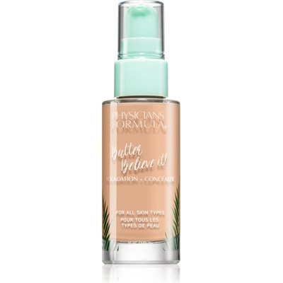 Physicians Formula Butter Believe It! кремообразен коректор и фон дьо тен в едно цвят Light-to-Medium 30ml