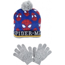 Spiderman ČEPICE A RUKAVICE SPIDERMAN šedá