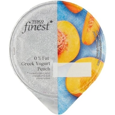 Tesco Finest Grécky jogurt broskyňový odtučnený 150 g