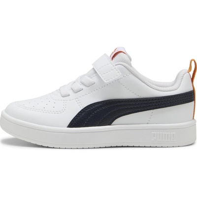 Puma detská voľnočasová obuv Rickie AC+PS biela,oranžová,čierna