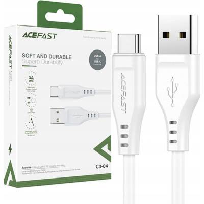 Acefast C3-04 USB na USB-C, 15W, 1,2m, bílý