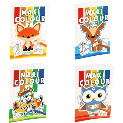 Europrice КНИЖКА ЗА ОЦВЕТЯВАНЕ 32 СТР. maxi colour 4 ВИДА