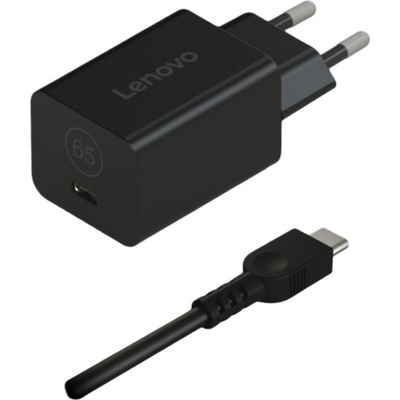 Lenovo Адаптер/Зарядно за лаптоп Lenovo GaN Nano 65W Adapter - 40AWGN65EU (40AWGN65EU)
