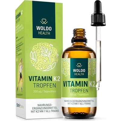 WoldoHealth Vitamín K2 rozpuštěný v MCT oleji 50 ml