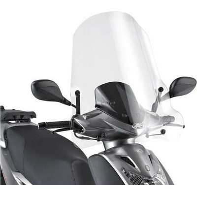 KAPPA plexi KYMCO AGILITY 50/125/150/200/R16 08-13 66 X 64 cm průhledné - potřebné upevnění A440AK do ročníků 08-13 i A6106AK do ročníků 14-20