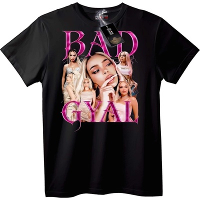 NOONEBRAND Тениска Bad Gyal - XS, Black