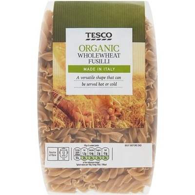 Tesco Bio těstoviny celozrnné semolinové sušené 0,5 kg