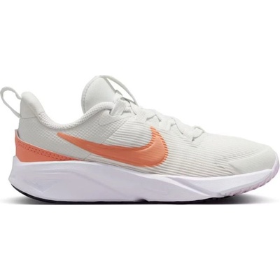 Nike Star Runner 4 K summit white/white/black/apricot agate – Zbozi.Blesk.cz