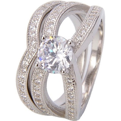 Silenti Jewelry Сребърен пръстен "Трио" - 5 - 49мм (15.6мм диам. )