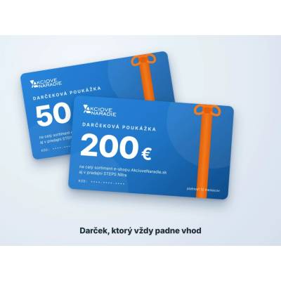 Darčeková poukážka AkcioveNaradie.sk Hodnota: 150 €