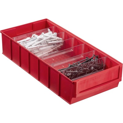 Allit skladový box 185 x 400 x 81 mm červená 1 ks 456551