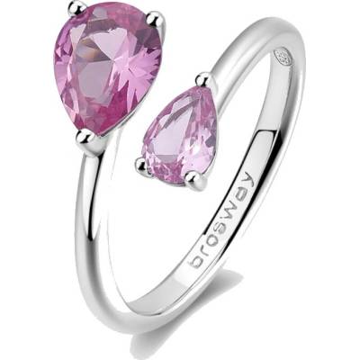 Brosway prsteň Fancy Vibrant pink BWFVP114