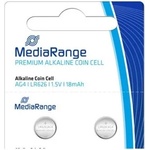 MediaRange Батерии алкални MediaRange Premium Coin Cells MRBAT111 AG4 (LR626), 1.5V, 18mAh, 2бр (MRBAT111_2Pack)