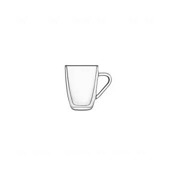 Bormioli Rocco Стъклена двустенна чаша MUG 320мл DRINK&DESIGN-(10356/01) (RM 377) - Bormioli Rocco (0110504)