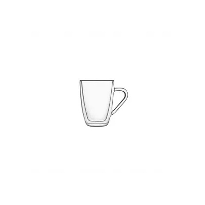 Bormioli Rocco Стъклена двустенна чаша MUG 320мл DRINK&DESIGN-(10356/01) (RM 377) - Bormioli Rocco (0110504)