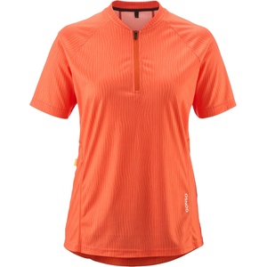 Gonso Дамска фланелка с къс ръкав за колоездене Gonso Women's Adventure Jersey Soft Touch Cycling jersey - Fiesta Red - размер 40 (EU) (156-2645-0214)