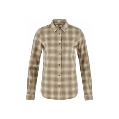 Fjällräven Övik Flannel Shirt Women Hnedá