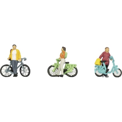Noch TT cyklisti hotový model plastový model ručne maľované stojaci